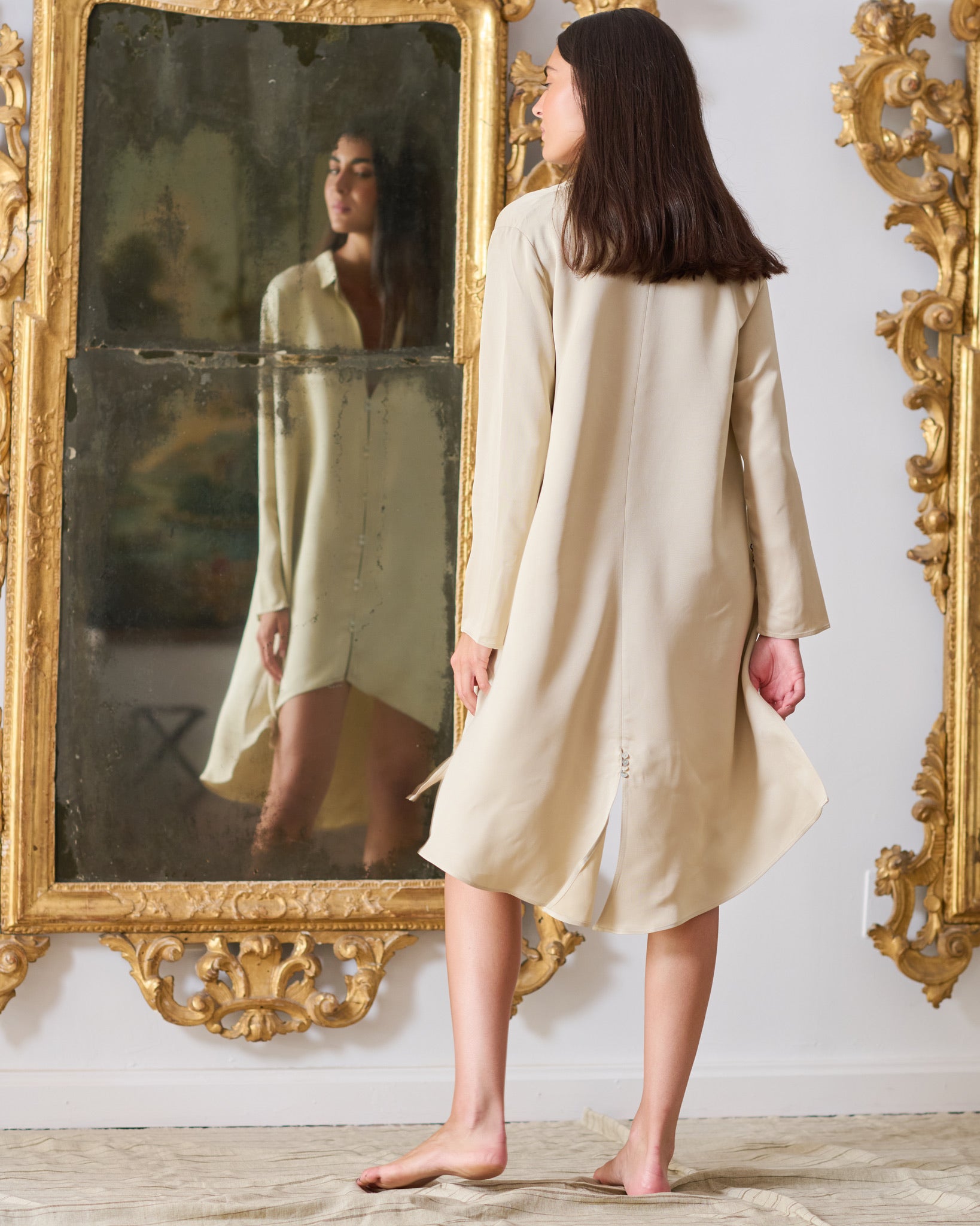Camisola Charlotte Sharkskin Beige
