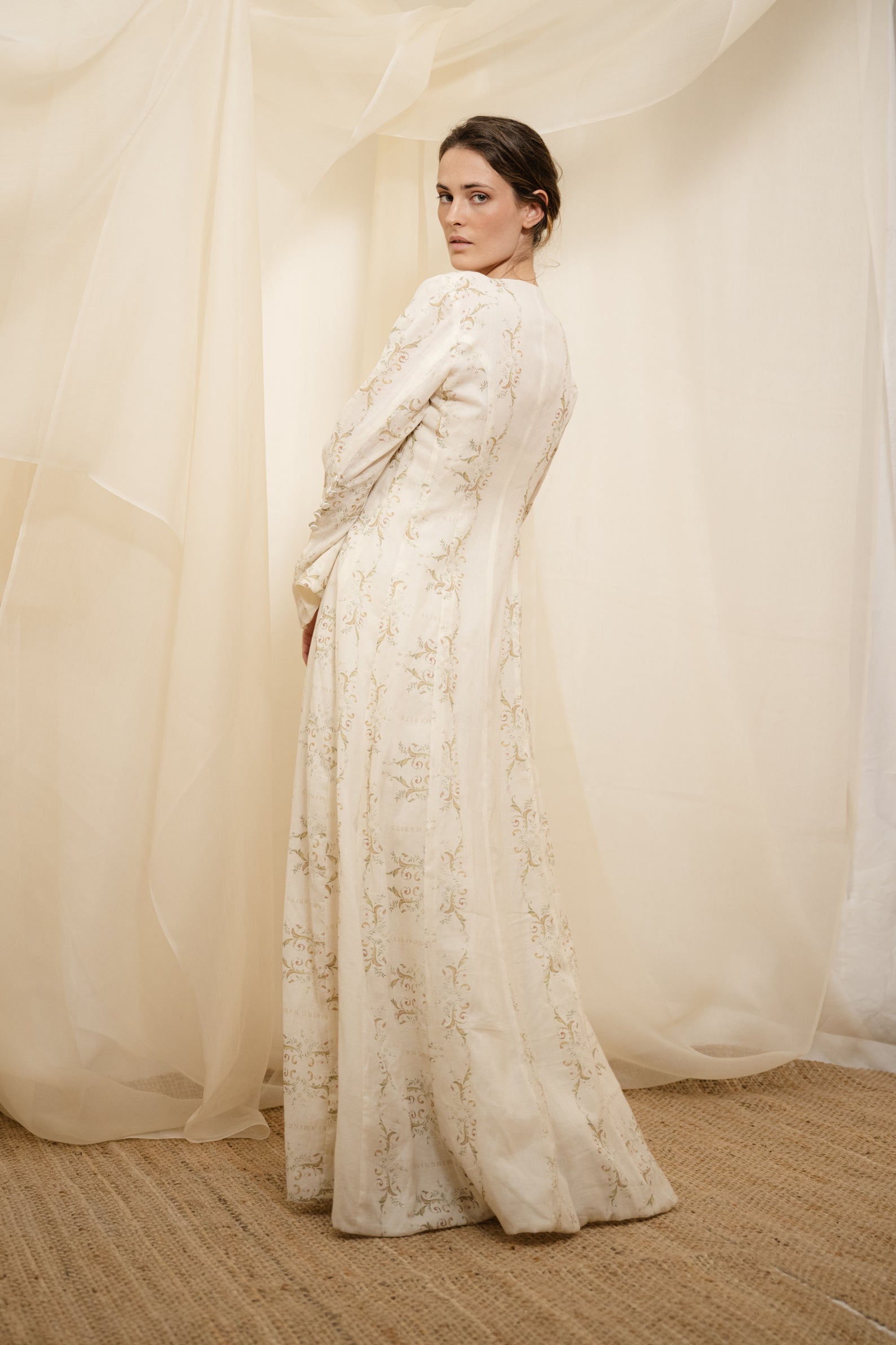 Classic Fleur Reversible Robe