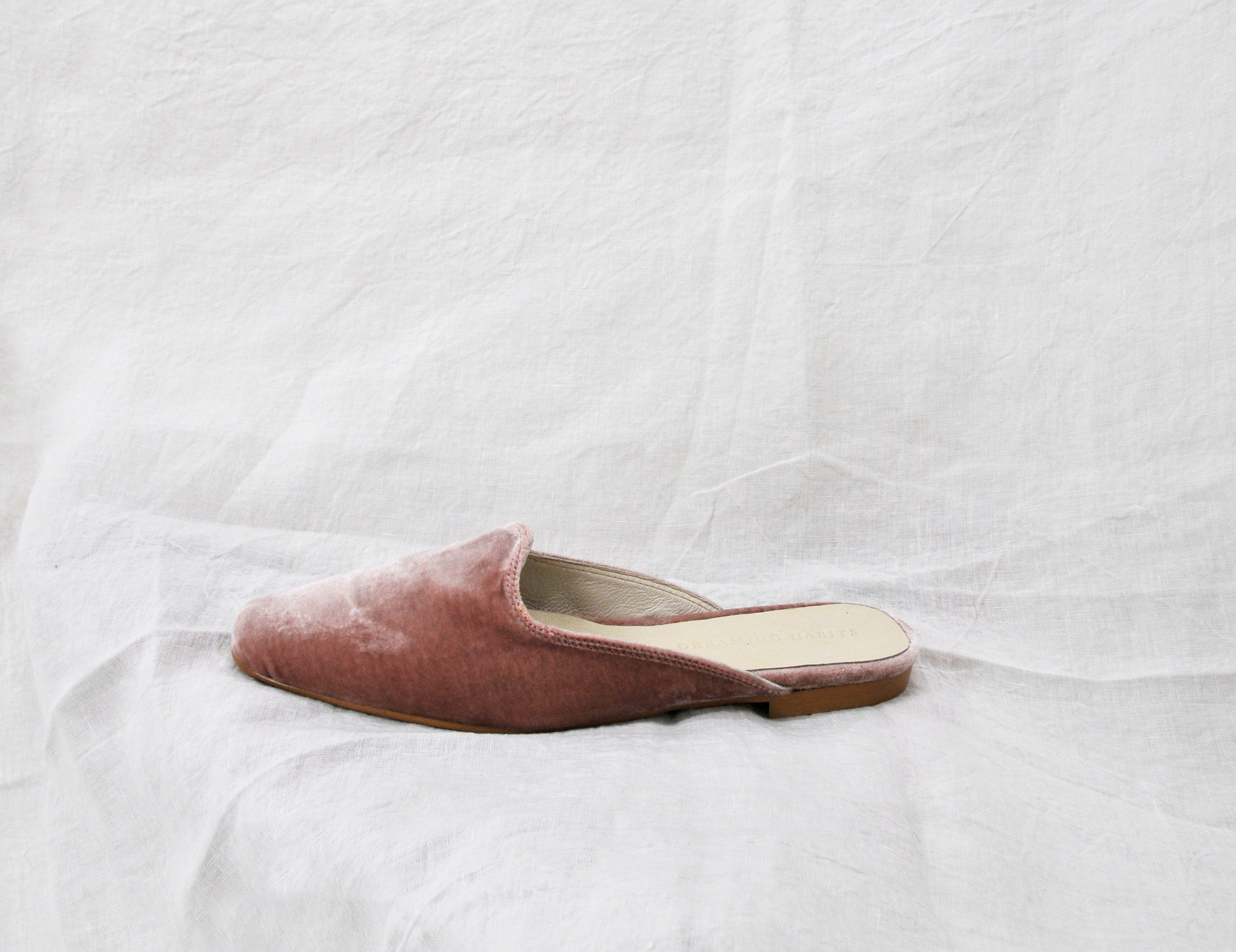 Babucha en Terciopelo Rosa