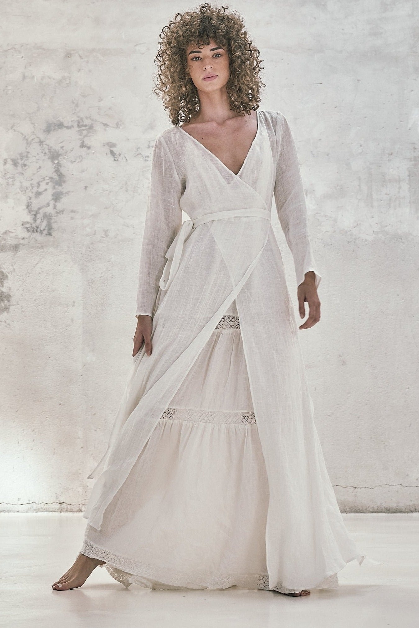 Charlotte Robe in Linen