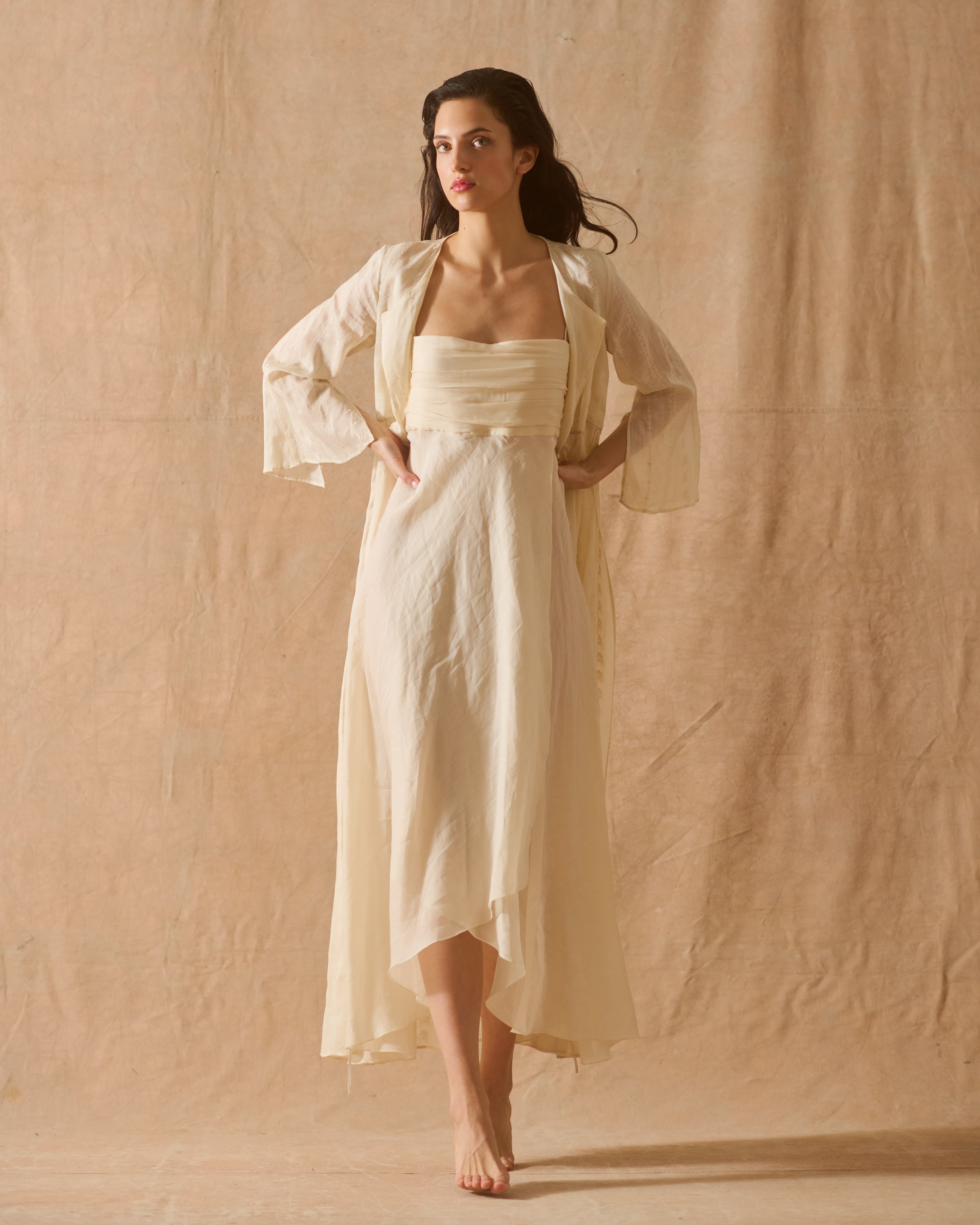 BETH RAMIE/GAUZE NIGHTGOWN