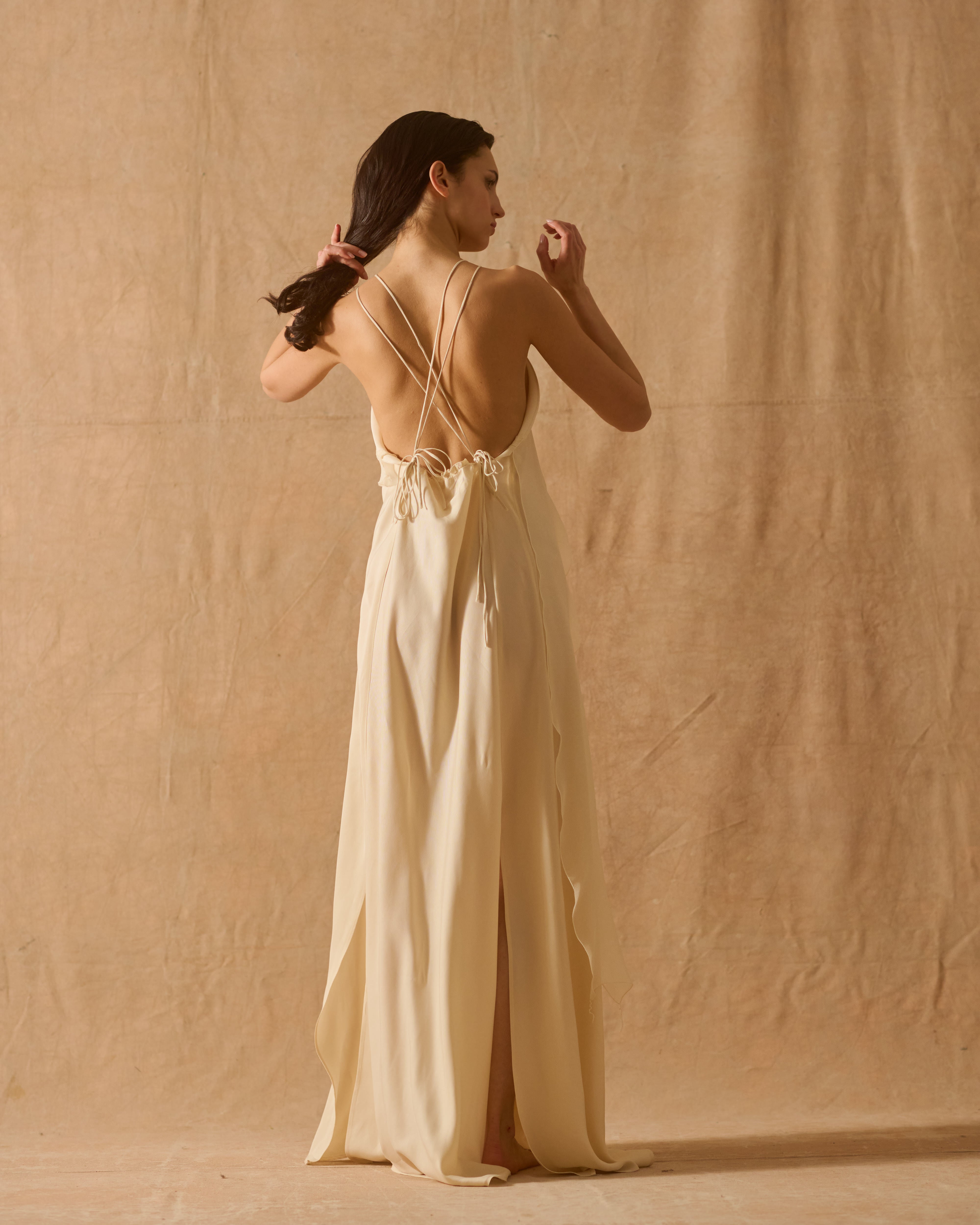 ELOISE NIGHTGOWN - CUPRO/GAUZE